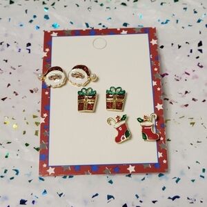 NWT Set of Christmas Earrings